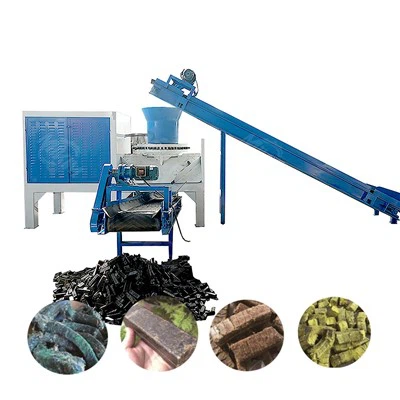 What is the difference between a sawdust briquette making machine and a wood chip pellet maker?